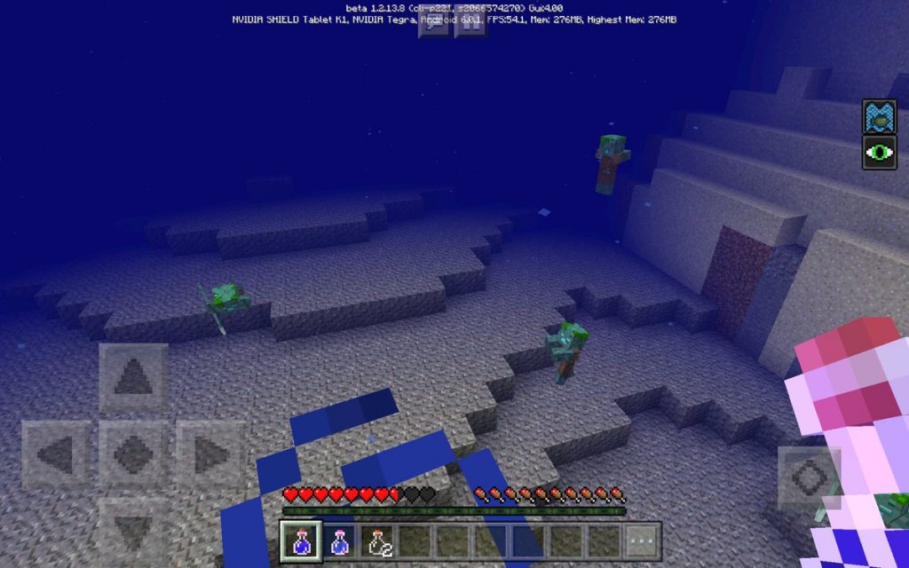 Minecraft-vr-swimming-sample